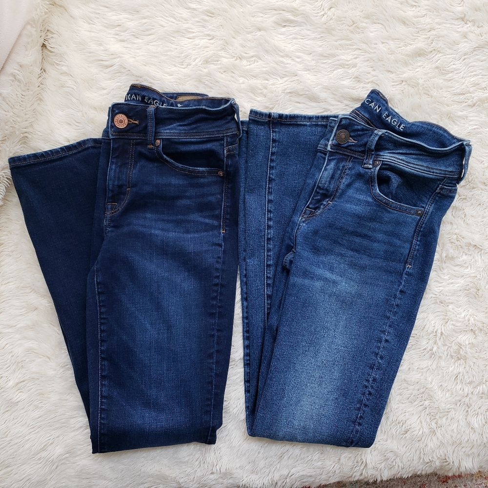 2 Pairs of American Eagle Jeans